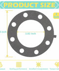 Dodge Ram Dana 80 Rear Axle Flange Gasket Kit Two-Piece 926-966 with size dimensions 4.80 inch outer, 2.82 inch inner