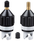 Inflatable Boat and Stand Up Paddle Board Pump Adapter Duo for Fast Inflation and Deflation Leak Proof SUP Kayak Valve Adapters