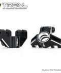 Aluminum 7075 Front Steering Knuckles for Losi LMT Monster Truck CNC Billet Machined with Enlarged Bearing Size, Black Finish