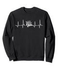 Funny Farmer Sweatshirt With Harvester Heartbeat Theme For Farm Life Lovers Ideal Gift For Men And Women Cozy Weekend Wear