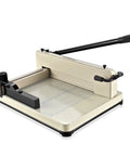 Heavy Duty 12 Inch Guillotine Paper Cutter For A4 Papers Up To 400 Sheets With Metal Base Trimmer For Office Commercial Photocopy And Scrapbooking Projects
