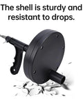 Heavy Duty 33 Foot Plumbing Snake Auger with sturdy casing and grip handle for effective drain cleaning.
