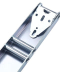 Close-up of Quick Turn Top Fixture Brackets For Garage Doors With Rollers And Screws Included Space Saving Hardware Must Have Set Of 2