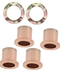 Heavy Duty King Pin Steering Knuckle Bushing Kit With Flanged Spindle Bushing Ready Drop Installation For Precedent Gas 2004 Plus components including bronze bushings.