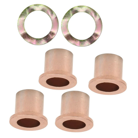 Heavy Duty King Pin Steering Knuckle Bushing Kit With Flanged Spindle Bushing Ready Drop Installation For Precedent Gas 2004 Plus components including bronze bushings.