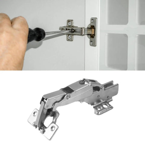 Installing Heavy Duty Hydraulic Corner Cabinet Hinge With Soft Close Foldable Inset Cupboard Hinge For Frameless Cabinets