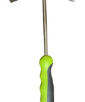Stainless Steel Hand Cultivator Rake Hoe Tiller Tool With Ergonomic Handle For Garden Pros, Rust Resistant, 3 large tines, side view