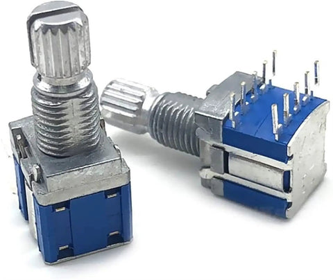 Rotary Encoder Kit Set 5 Pieces RS1010 Band Switch Rotary Switch Gear Change Switch 1 Pole 5 Position 2 Pole 4 Position 3 Position for Electronics Projects and DIY.