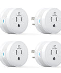 High Power 15A Smart Plug With Bluetooth and WiFi for beefy load appliances like coffee makers, heaters, and ACs, 4-pack