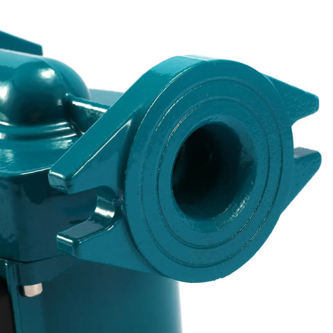 Close-up view of flange hookup on Heavy Duty Cast Iron Cartridge For 0011 F4 Hot Water Circulating Pump 1/8 Hp 115V.
