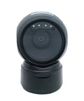 Front view of Wireless Bluetooth Barcode Scanner with Omnidirectional 1D and 2D QR Codes Reading LED light and buzzer feedback