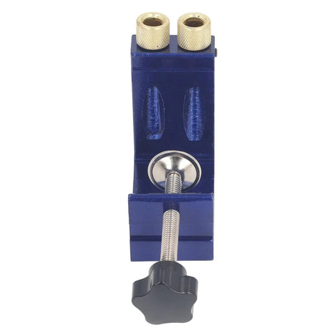 Pocket Hole Jig Kit For Woodworking Handy And Durable Mini Aluminum Alloy Guides For DIY Home Projects And Pro Carpentry Joint Angle Locator Tool Set For Precise Quick Setup with adjustable clamp and guide holes.