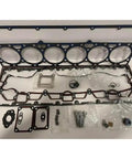 Zero Hassle Upper Gasket Set For ISM QSM M11 Diesel Motors featuring various gaskets and seals ready for installation.