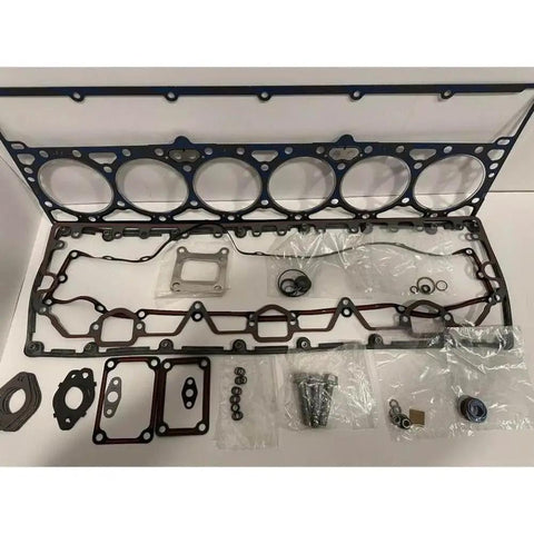 Zero Hassle Upper Gasket Set For ISM QSM M11 Diesel Motors featuring various gaskets and seals ready for installation.
