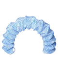 Curved perforated landscape drain pipe kit with polyester filtration for yard, garden, lawn and patio, no clog debris.
