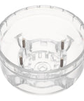 Professional Grade Smoke Sensor Removal Cup Featuring A Durable PP Textured Grip for fast photoelectric alarm take down, clear body for safety.