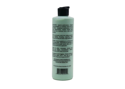 Back view of Workhorse All Purpose Metalworking Compound 16oz Water Based Cutting Fluid bottle with label details visible.
