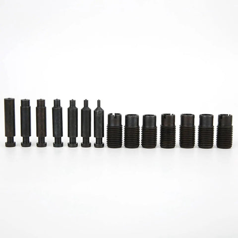 No Sweat Sixteen Piece Manual Sheet Metal Punch Kit Built Tough With Thick Carbon Steel And Smooth Depth Adjustment For Fast Hole Punching And Weekend Warrior Projects