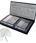 Ra0.05 to Ra12.5 Micrometer Surface Roughness Comparator Kit With 30 Specimens for Machinists and Metrology Pros - pro-grade finish gauges in case