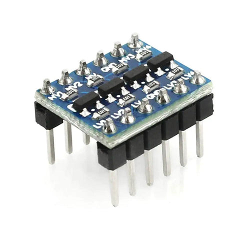Bi-Directional I2C IIC Logic Level Converter Module, Four Channel 3.3V to 5V Shifter for Arduino and Microcontrollers, Pack of 10