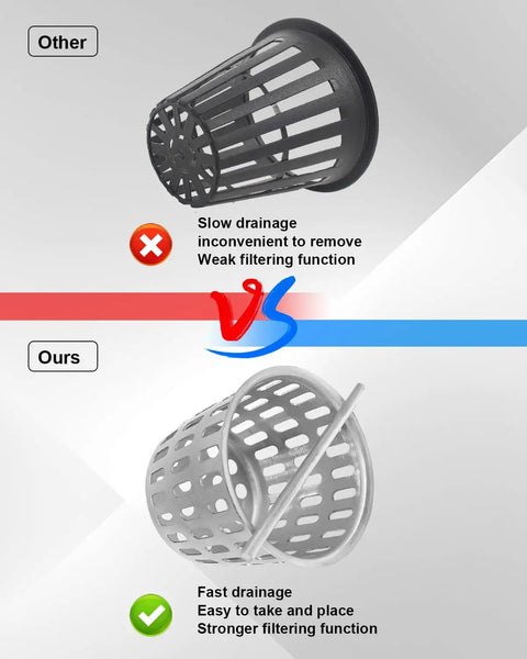 Rock Solid Stainless Steel Hair And Debris Catcher For Standard Shower Or Floor Drains Featuring Easy Grip Lifting Hook For Hassle Free Maintenance And Smooth Drainage During Daily Use