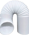 Universal AC Exhaust Hose For Portable Air Conditioners 5.9 Inch Diameter With Anti Clockwise Thread Flexible 80 Inch Length Vent Hose