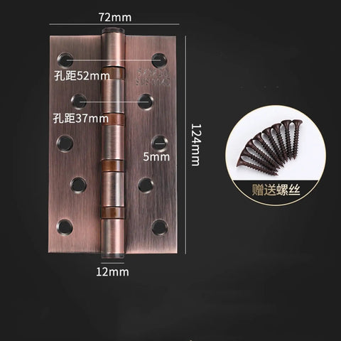 Detailed dimensions of stainless steel cabinet door hinges with soft close damper for quiet smooth kitchen cabinet doors.