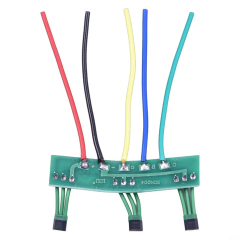 Ebike Hall Sensor 41F 60 Degree PCB Cable for Two Wheel Electric Scooter Motor with colored wires and connectors