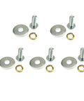 Beefy Three Quarter Inch Go Kart Clutch Bolt Kit For Predator Engine And Minibike With Solid Lock Washers, six bolts and washers.