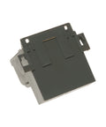 Genuine Replacement Spark Module for Cooktop WB49X10192, black plug-n-play part with mounting holes, angled view.