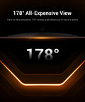178 degree viewing angle on 24 Inch Gaming Monitor With 100Hz Refresh, Built In Speakers, 1080p Display, Ergonomic Tilt For Home Office And Gaming, HDMI And VGA Ports, Wall Mount Ready, Plug And Play For Work And Play