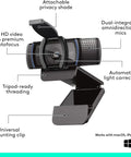 Super Crisp 1080p HD Webcam With Dual Built In Mics And A Smooth 78 Degree Field Solid Pick For Seamless Zoom Calls And Microsoft Teams setup.