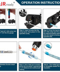 Step-by-step guide using IP68 Waterproof Heat Shrink Butt Splice Connector Kit, 50 Red Copper Butt Connectors With PVDF And PE Sleeves, 26-20 AWG
