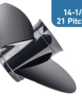 Beefy 14.25X21P Right Hand Aluminum Propeller With Hub Kit 15 Spline For Mercury Outboard And MerCruise Alpha Bravo Stern Drive
