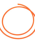 Heavy Duty TPU Air Hose Flexes Like A Champ Built Tough To Handle High Pressure Without Kinking Clear Resilient Tubing in orange.