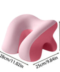 Ultra Comfy Memory Foam Desk Pillow For Naps And Ergonomic Neck Support Sleep Easy Slow Rebound Pink Portable Travel Pillow