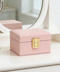 6 Piece Gold Tone Zinc Alloy Toggle Catch Latches For Wooden Boxes Storage And Jewelry Cases Heavy Duty Surface Mount Hardware Solutions on pink box