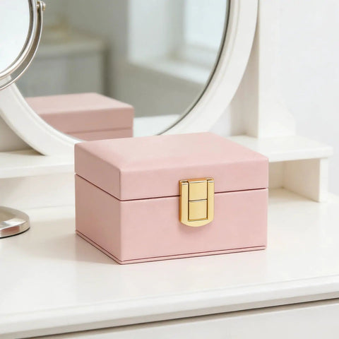 6 Piece Gold Tone Zinc Alloy Toggle Catch Latches For Wooden Boxes Storage And Jewelry Cases Heavy Duty Surface Mount Hardware Solutions on pink box