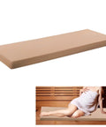 Cozy Sauna Seat Cushion and Thick Bench Pad for Infrared Saunas Waterproof Insulated Non Slip Seat Mat Comfortable Bench Pillow for Heat Therapy Khaki