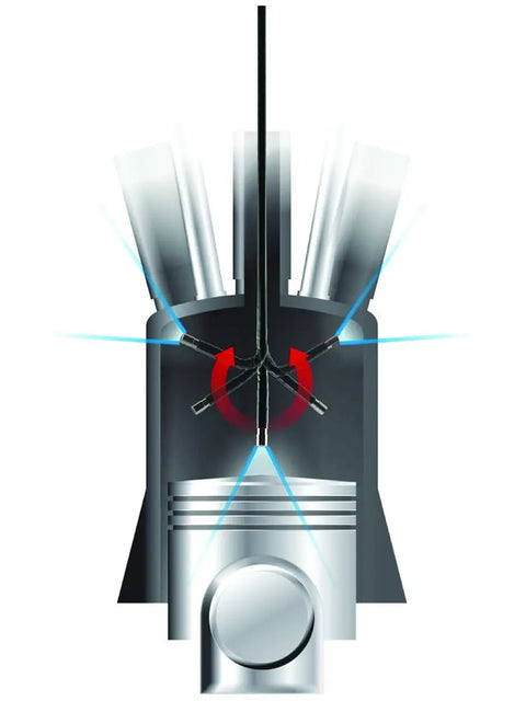 Diagram of Workhorse Waterproof Borescope Video Inspection Camera with articulating probe demonstrating inspection capabilities.
