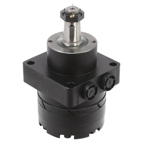 Straight Up Heavy Duty 250 Cc Hydraulic Motor Compatible With Parker Tf Series, black metal, for farm and factory use.