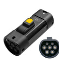 No Sweat Gb-T To Type-2 Ev Charging Adapter 32-Amp with waterproof connector for electric vehicle charging.