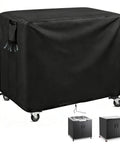 Heavy Duty Waterproof Outdoor Grill Table Cover For Feasto Gas Grill Table And Bar Cart Protects Against Dust Sun Rain