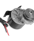 12V DC Geared Motor 250W With Belt Pulley Featuring Pure Copper Windings For Screaming Torque And Whisper Quiet Operation showcasing wiring and build quality.