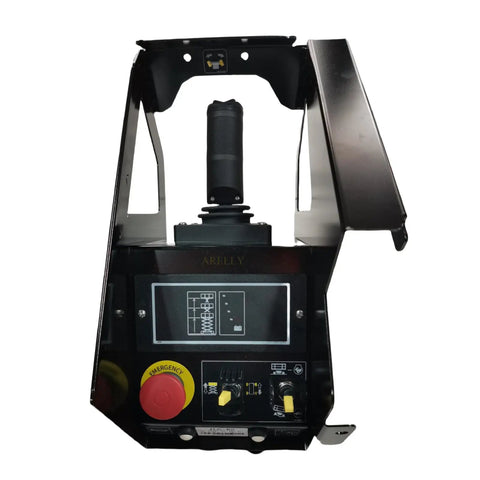 Rock Solid Heavy Duty JLG Platform Control Box For AE1932 ES3246 R2632 Boom Lifts Replaces JL1001274604S front view with joystick.