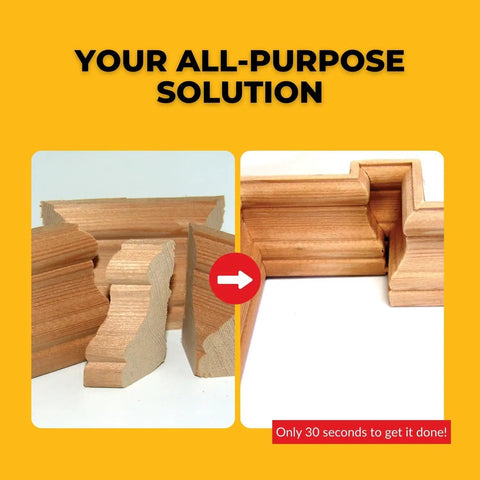 Professional Jel Wood Adhesive Glue For Woodworking Projects With All Purpose Application And Crystal Clear Finish shown applied to wood joints
