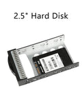 2.5 inch hard disk tray for Mini ITX NAS Case K3 Dope 4 Bay DIY Computer Enclosure showing metal slots and connector.