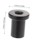 Five Pack Barn Door Track Spacers Black Connectors for Sliding Barn Doors Wall Mount Hardware