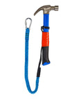 Beefy Safety Lanyard With Single Carabiner And Adjustable Loop End 7 Kg And 15 Lb Strength with hammer attached