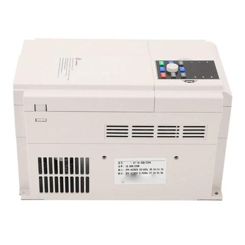 Kickass 18kW To 22kW Variable Frequency Drive 3 Phase 380V VFD With PID Controller For Super Reliable Motor Speed Control front view